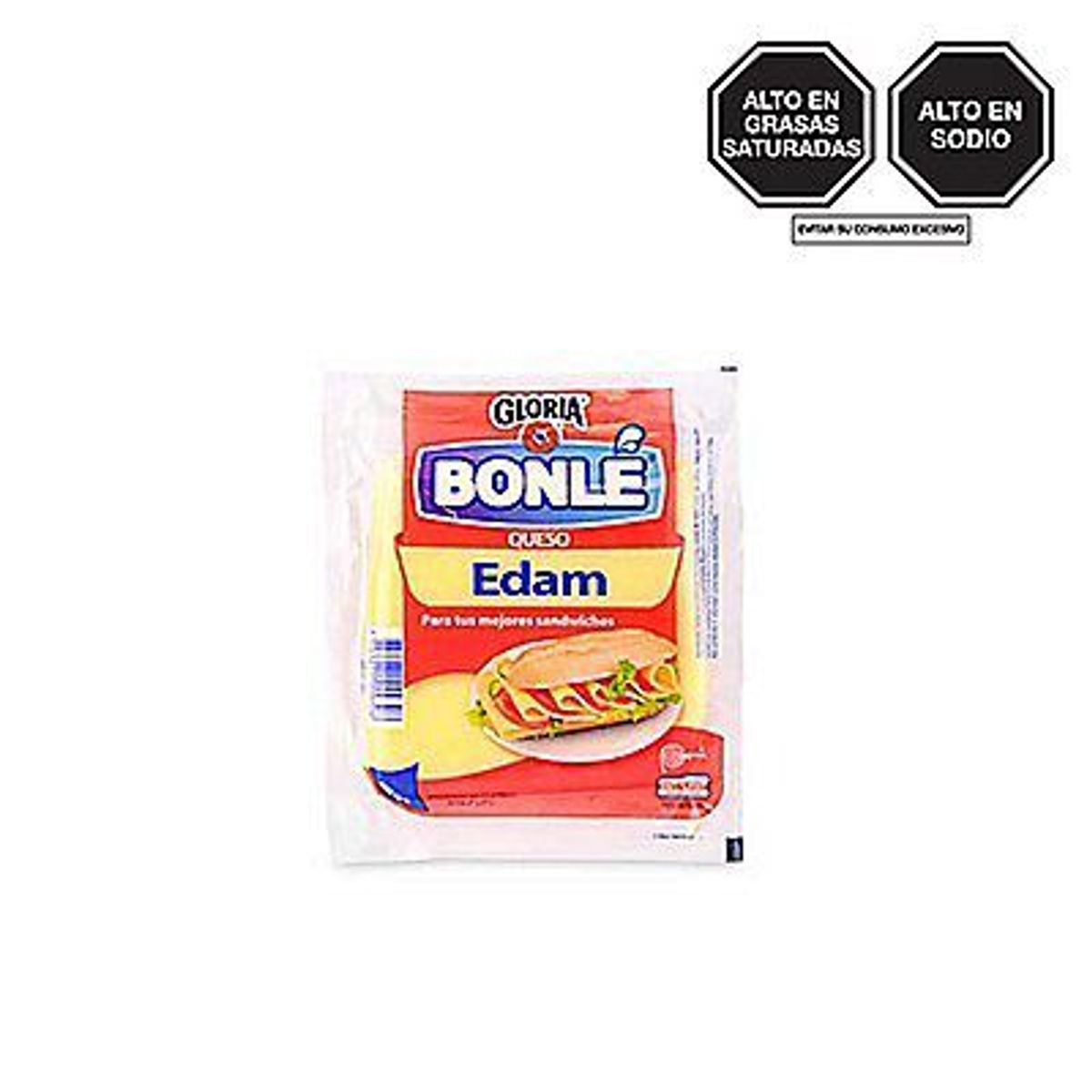 BONLE - Queso Edam Bonlé en Láminas Empaque 185 g