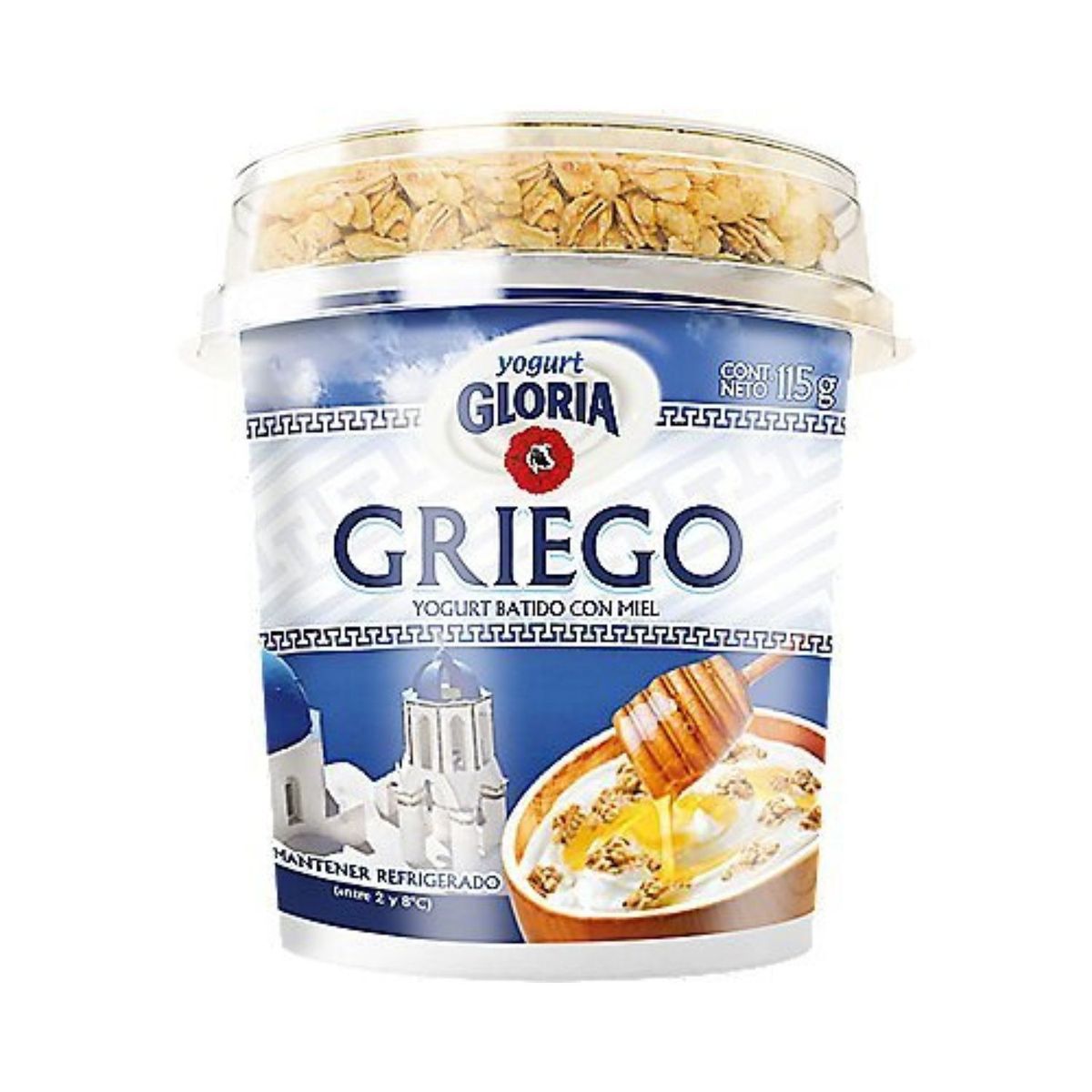 GLORIA - Yogurt Gloria Griego Batido Con Miel 115 Gr