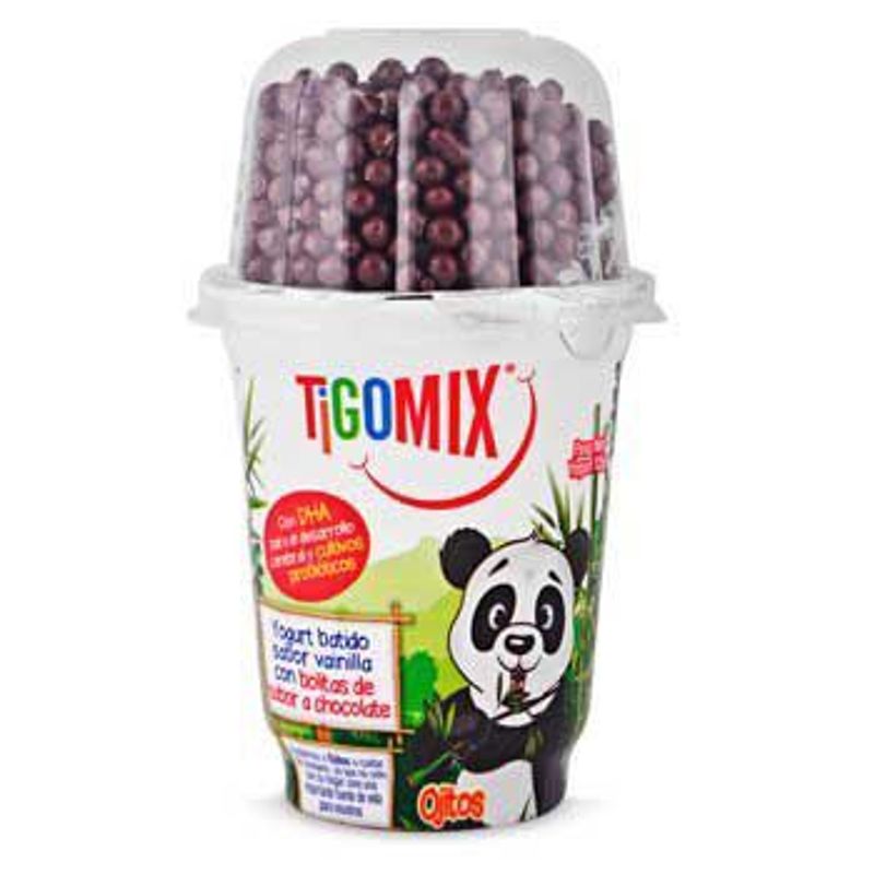 TIGO - Yogurt Tigomix Con Bolitas Chocolate 125 g