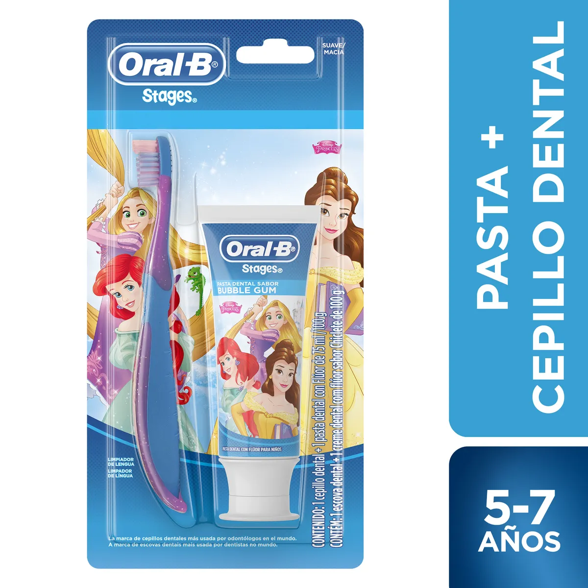 ORAL B - Pack Cepillo Dental Oral B Stages 3 + Crema Dental 75 mL