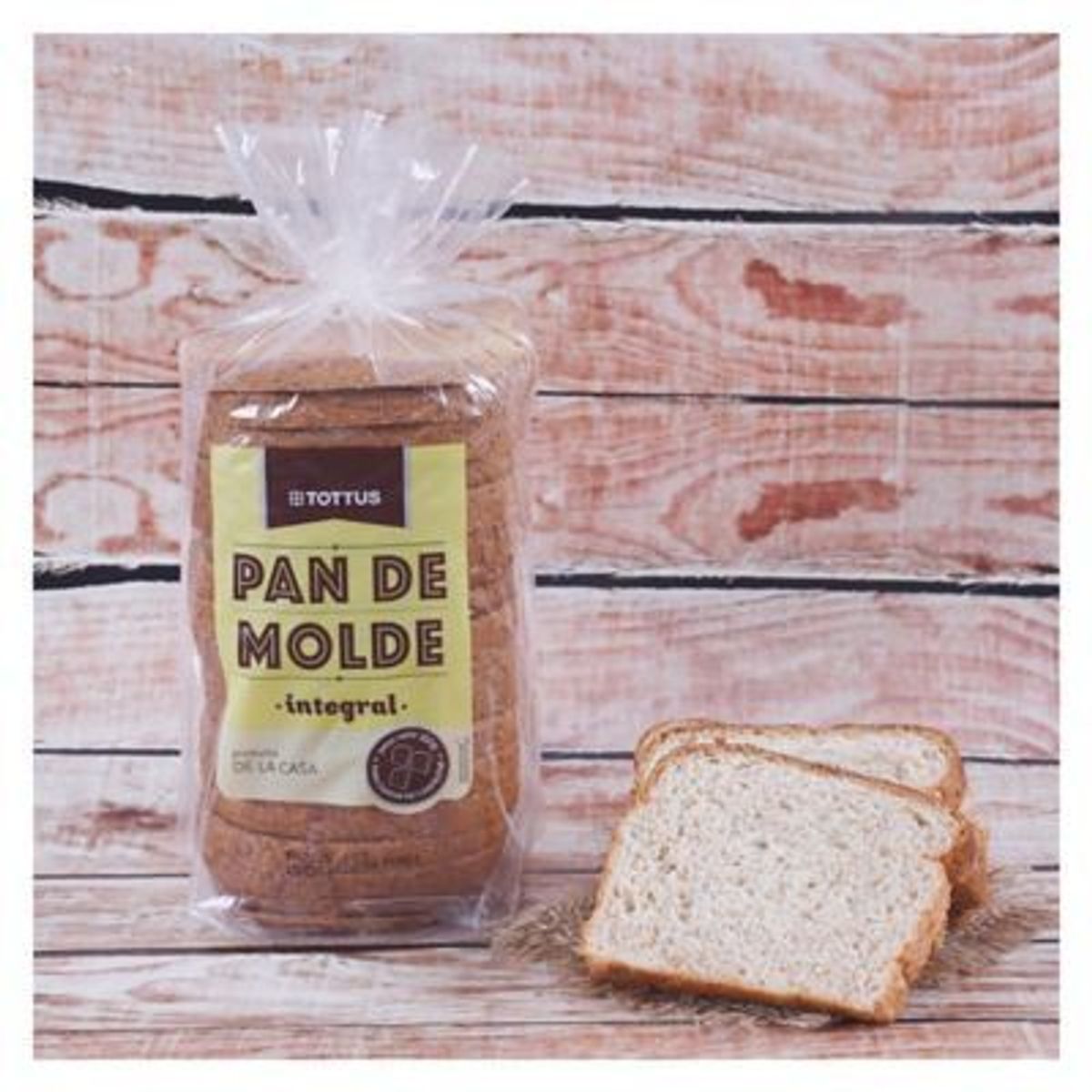 TOTTUS - Pan de molde integral 350 g