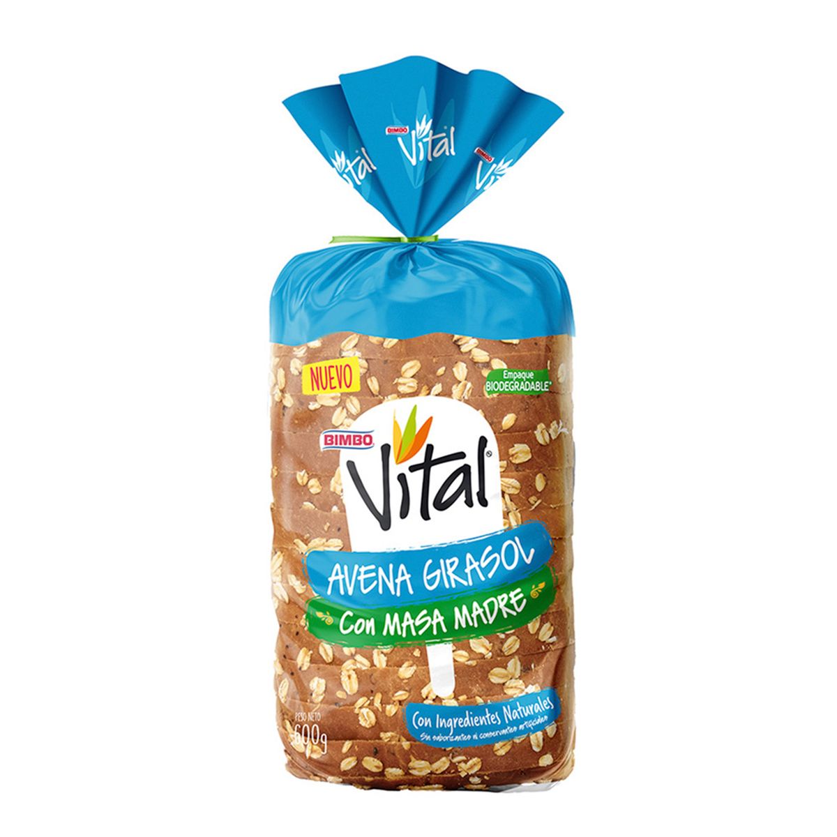 BIMBO - Pan de Molde Bimbo Vital con Semillas Bolsa 600 g