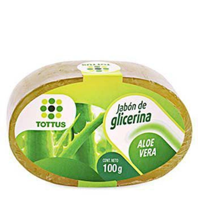 TOTTUS - Jabón De Glicerina Aloe Vera