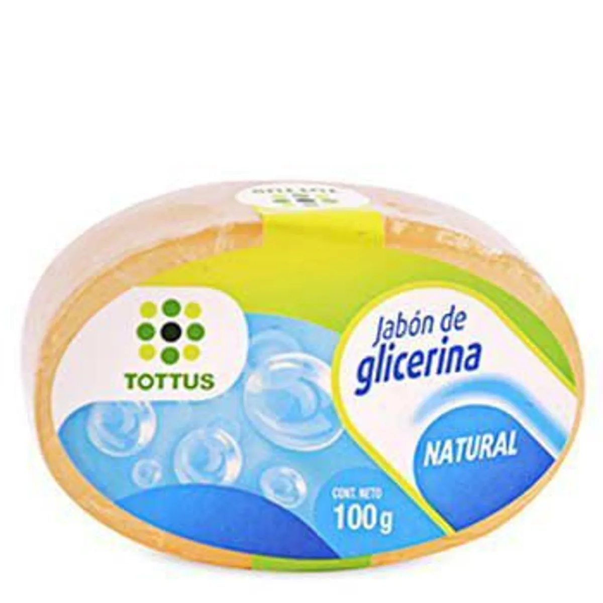 TOTTUS - Jabón de Glicerina Tottus Natural Empaque 100 g
