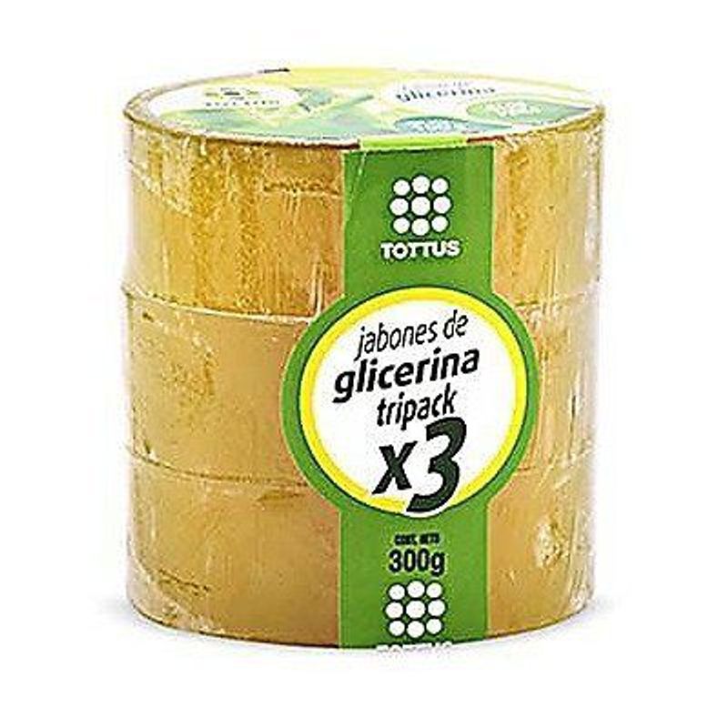 TOTTUS - Packx3 Jabón De Glicerina Con Aloe 100 g