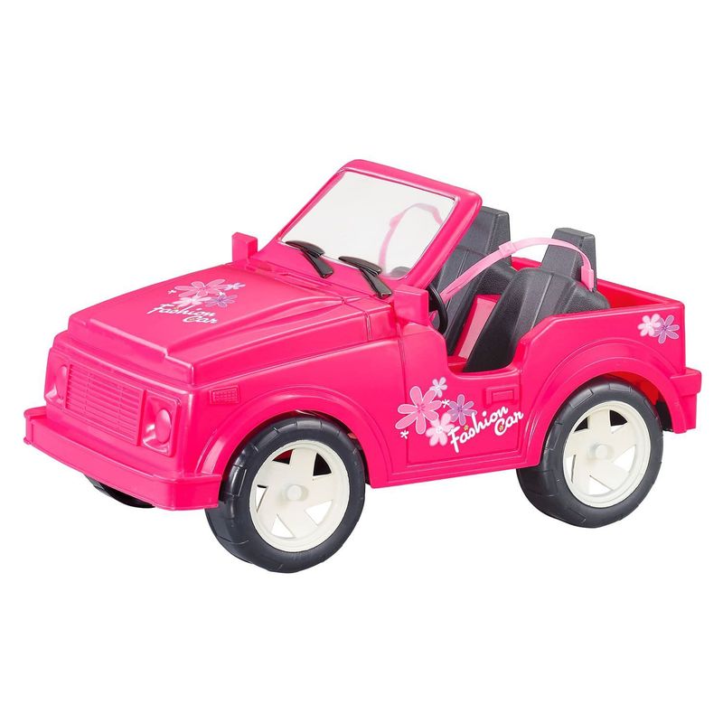 Jeep Carro De Juguete De Barbie Jeep Rosado Muñeca Fashion Tottus Perú