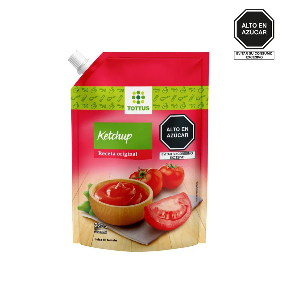 TOTTUS - Ketchup Tottus Original Doypack 220 g