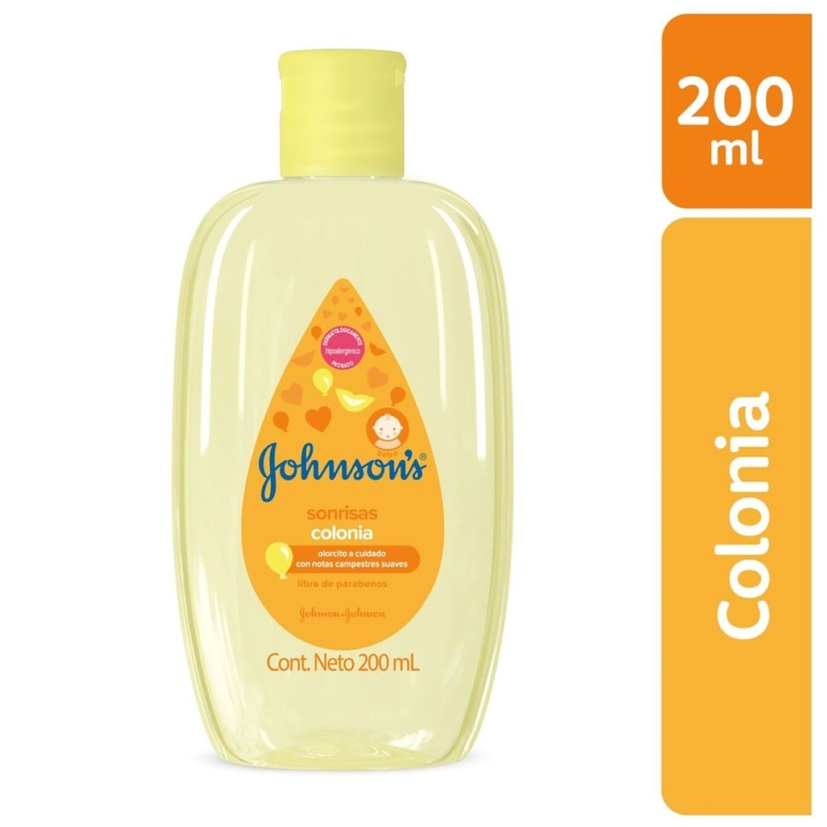 JOHNSONS BABY - Colonia Bebé Johnsons Sonrisas Botella 200 mL