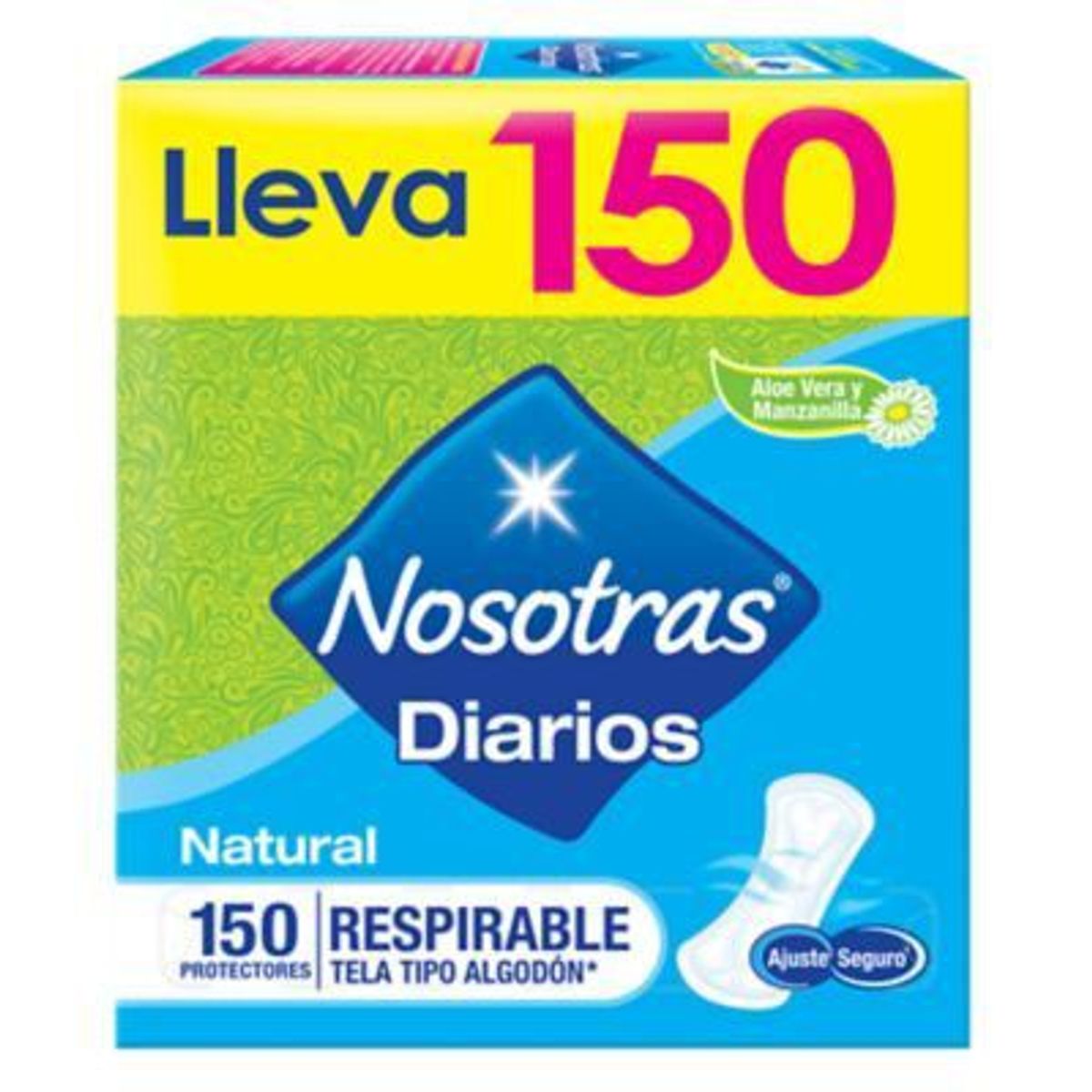 NOSOTRAS - Protectores Diarios Nosotras Respirables Empaque 150 Und