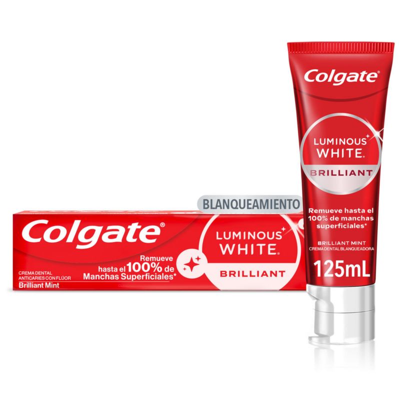 COLGATE - Pasta Dental Blanqueadora Colgate Luminous White 125mL