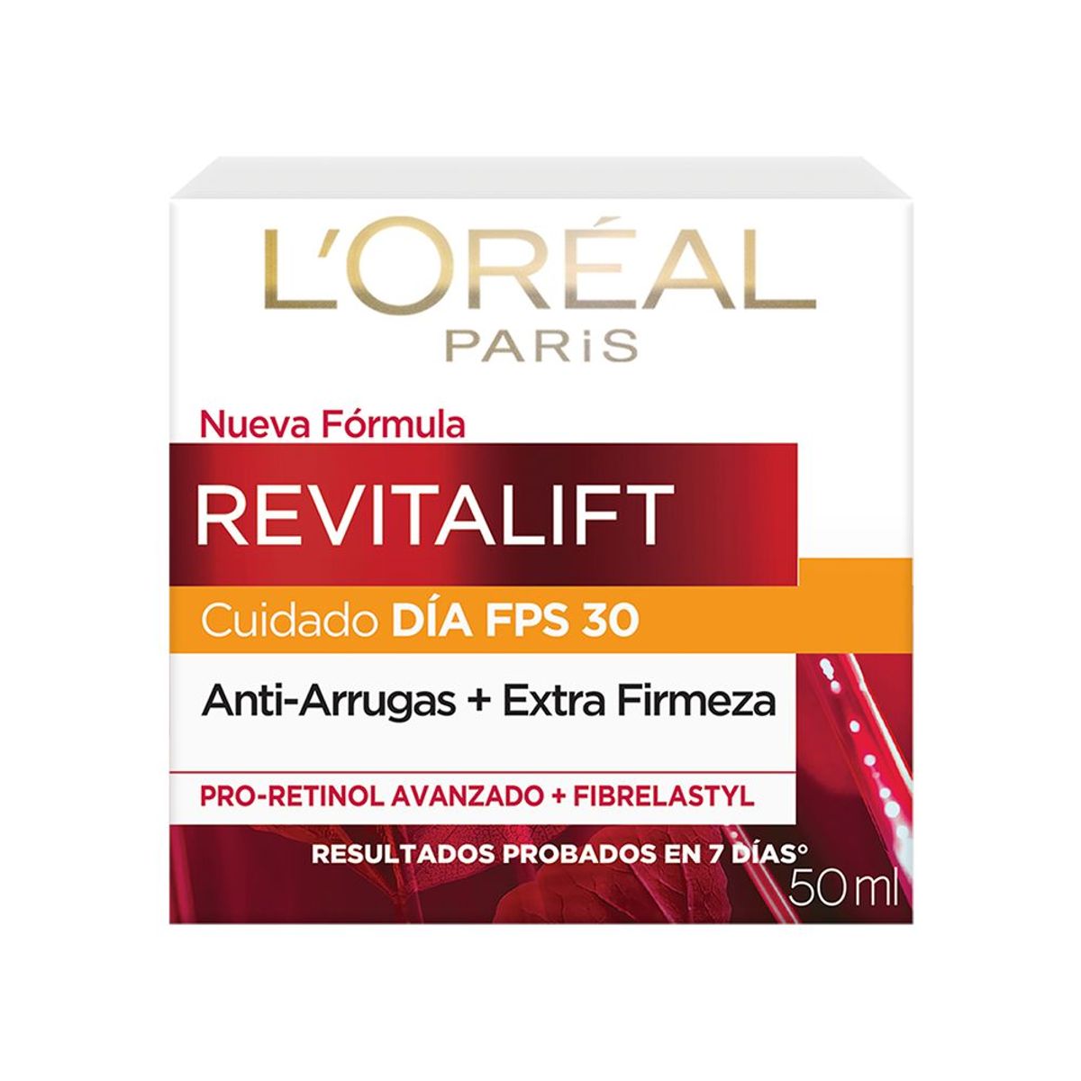LOREAL PARIS - Crema Facial Loreal Revitalift Día FPS30 Envase 50 mL