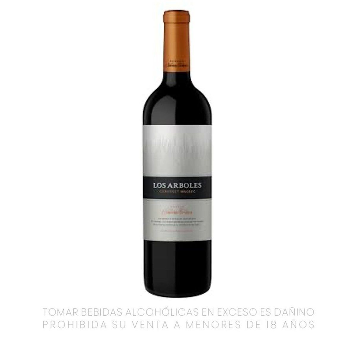 NAVARRO CORREAS - Vino Tinto Navarro Correas Cabernet Sauvignon Los Árboles Botella 750 mL