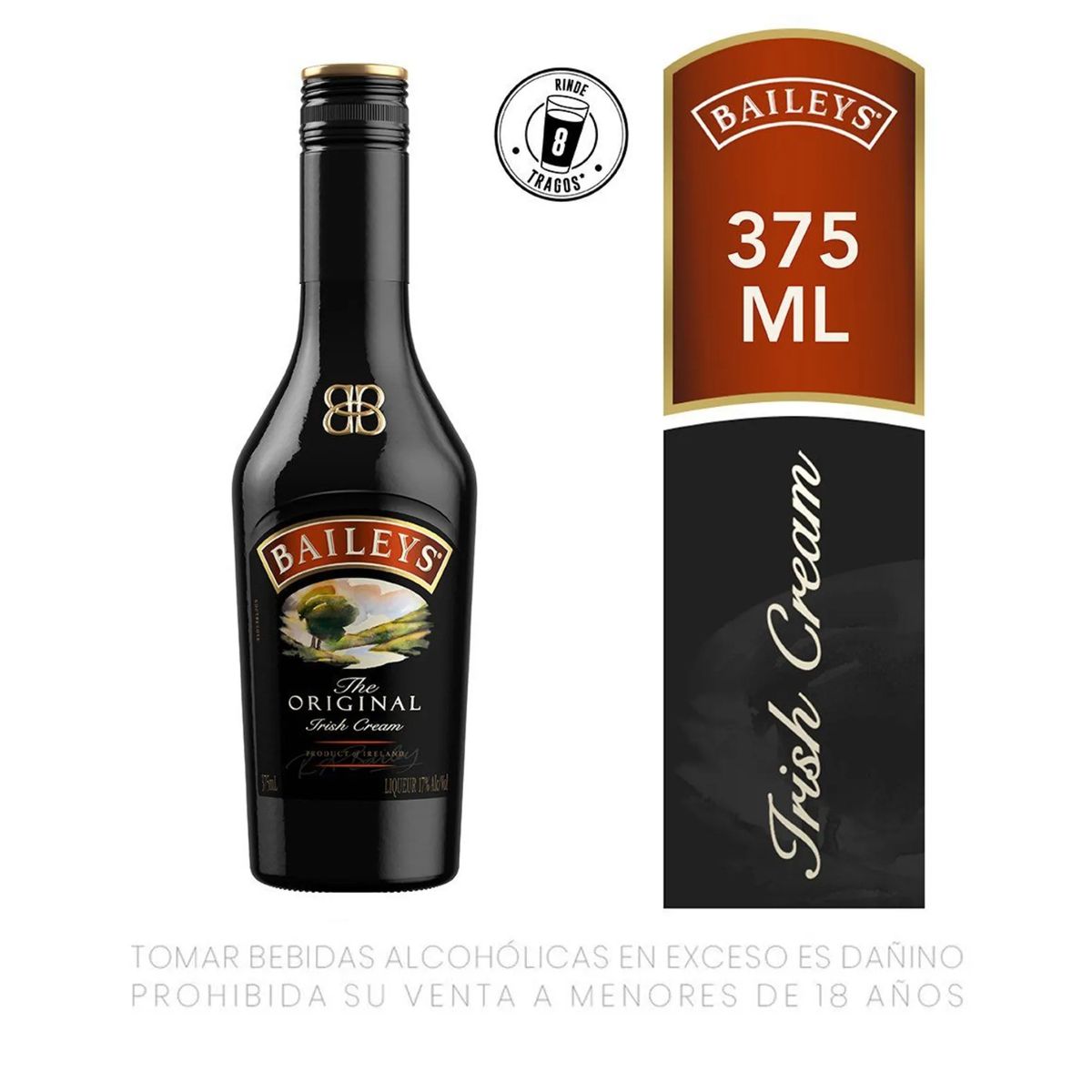 BAILEYS - Irish Cream Baileys Original Botella 375 mL