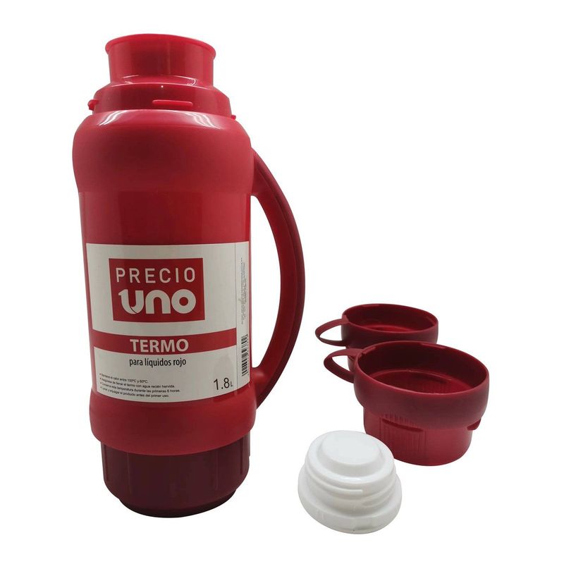 Precio Uno - Termo Líquido Rojo 1.8 L
