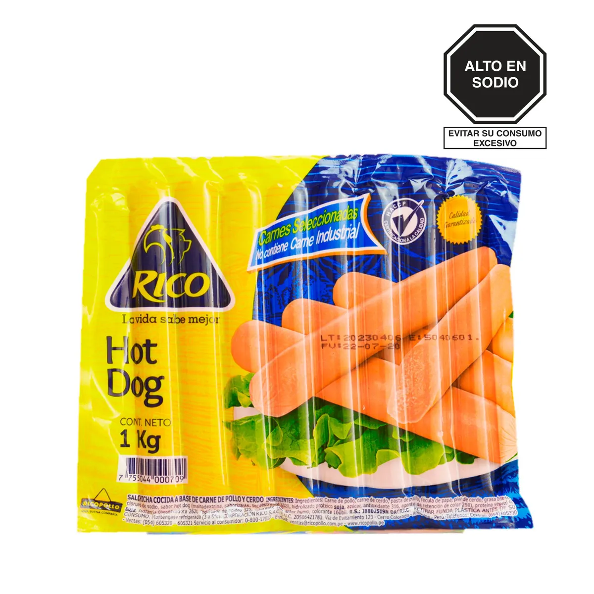 RICO - Hot Dog Rico Empaque 24 Und