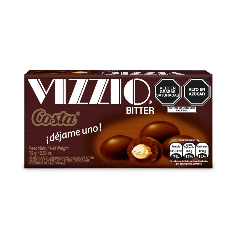 VIZZIO - Vizzio Chocolate Bitter 72 g