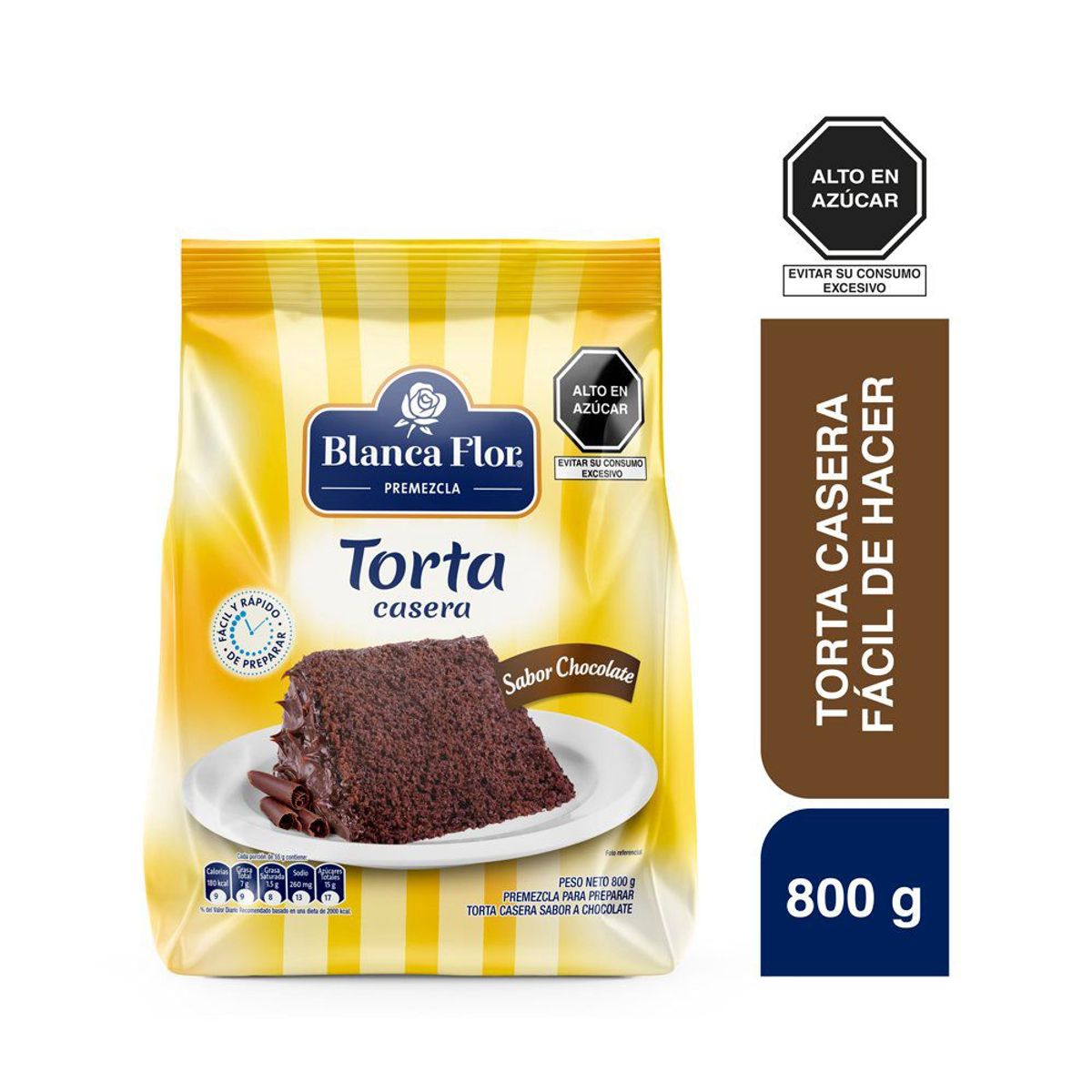 BLANCA FLOR - Premezcla Torta Casera Chocolate Blanca Flor 800 g