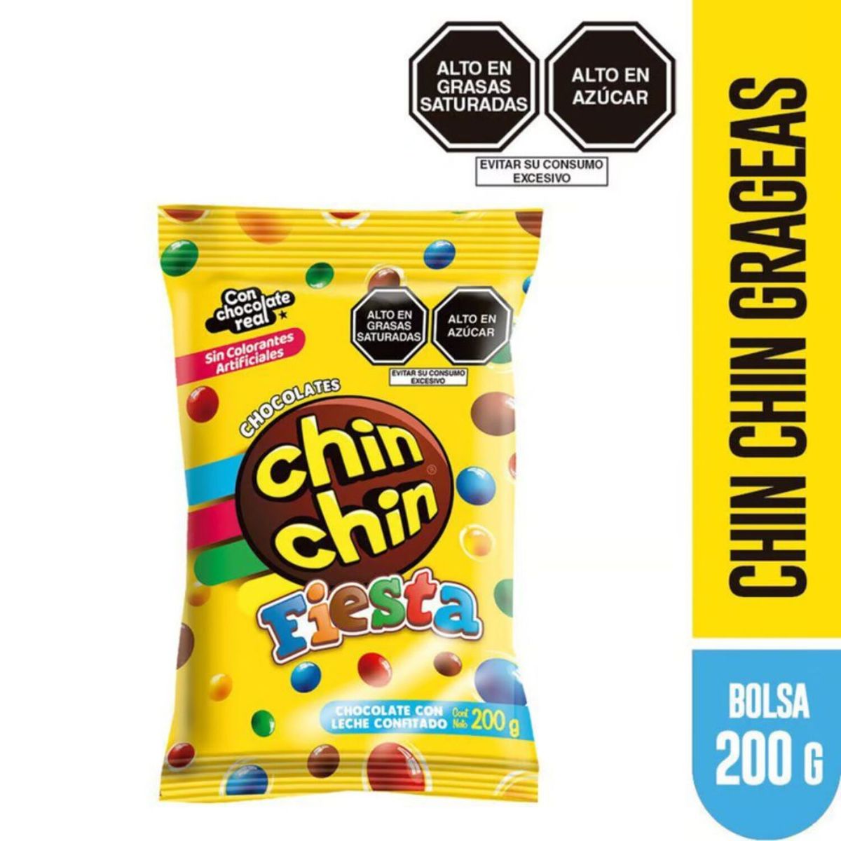 CHIN CHIN - Chocolate Chin Chin Grageas Bolsa 200 g