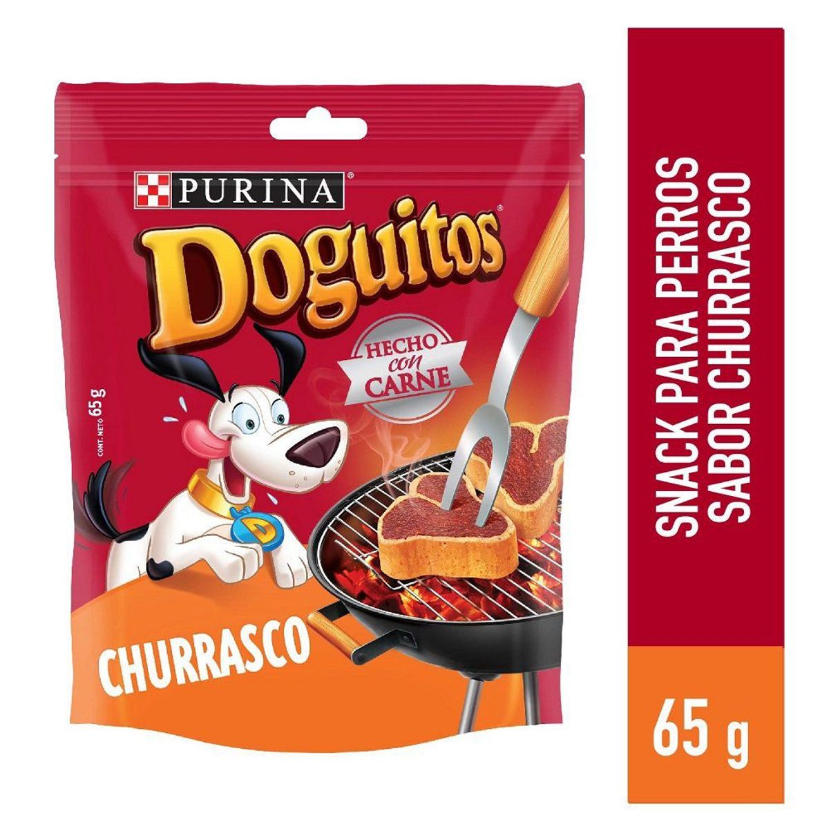DOGUITOS - Snack para Perro Doguitos Churrasco Doypack 65 g