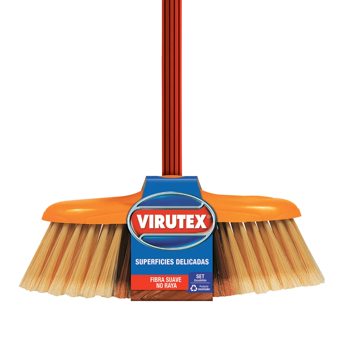 VIRUTEX - Escoba Virutex Pisos Delicados