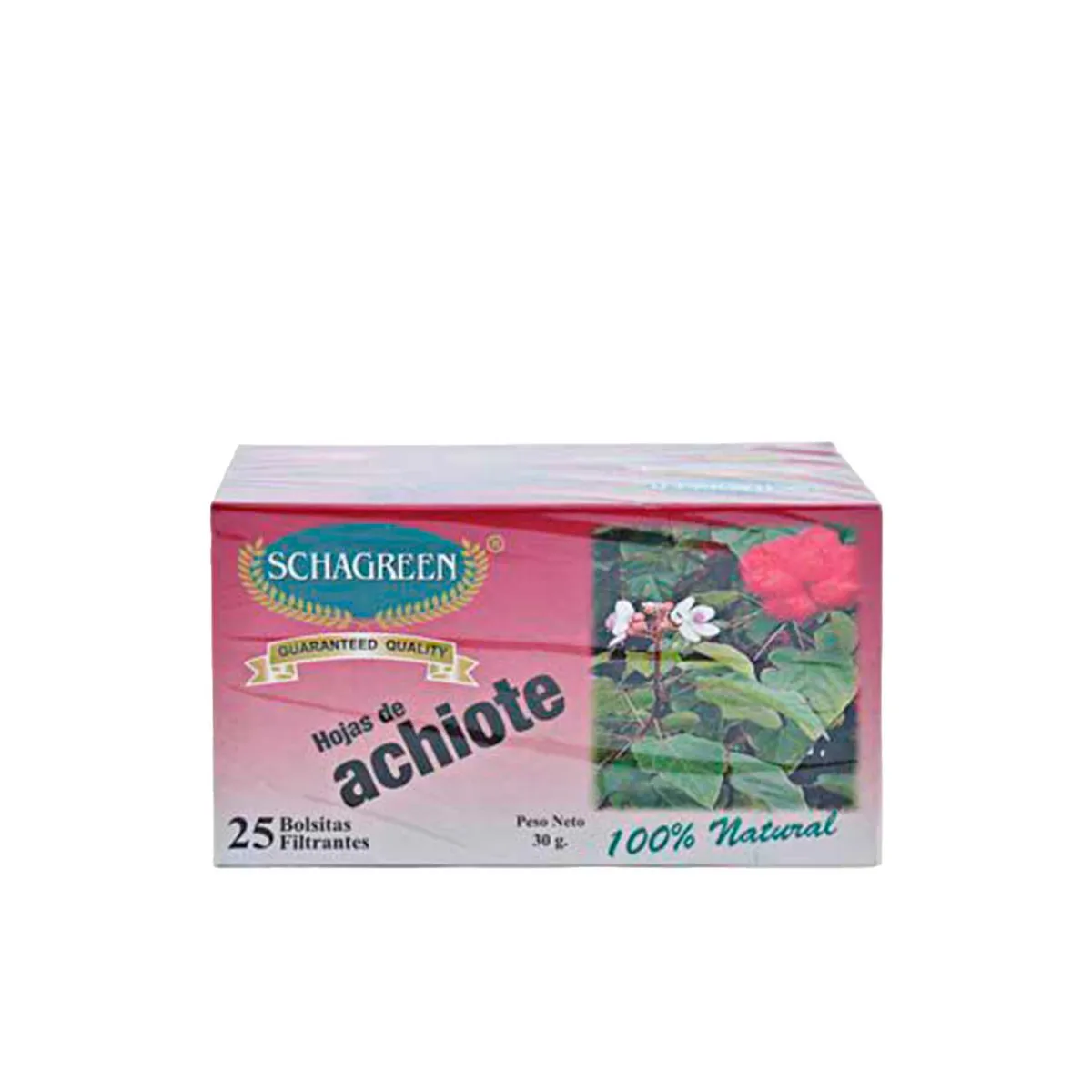 SCHAGREEN - Infusión Hojas de Achiote Schagreen Caja 25 Sobres