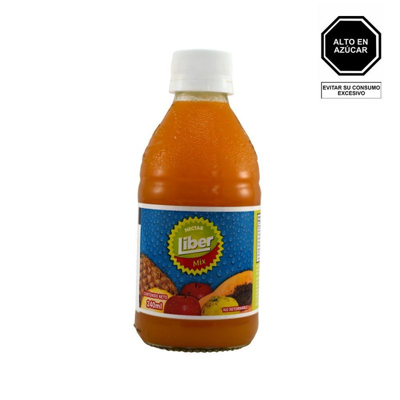 LIBER - Bebida Néctar Liber Sabor Mix Botella 1 L