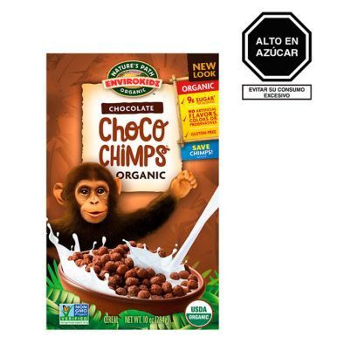 NATURES PATH - Cereal de Maíz Natures Path con Chocolate Caja 284 g