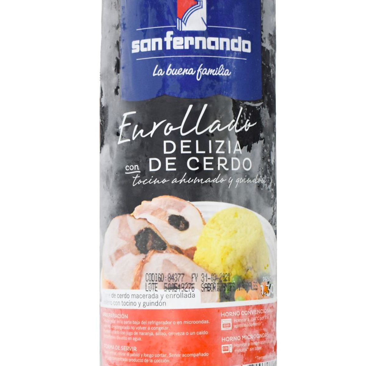 SAN FERNANDO - Enrollado Delizia de Cerdo San Fernando Empaque 1.3 Kg