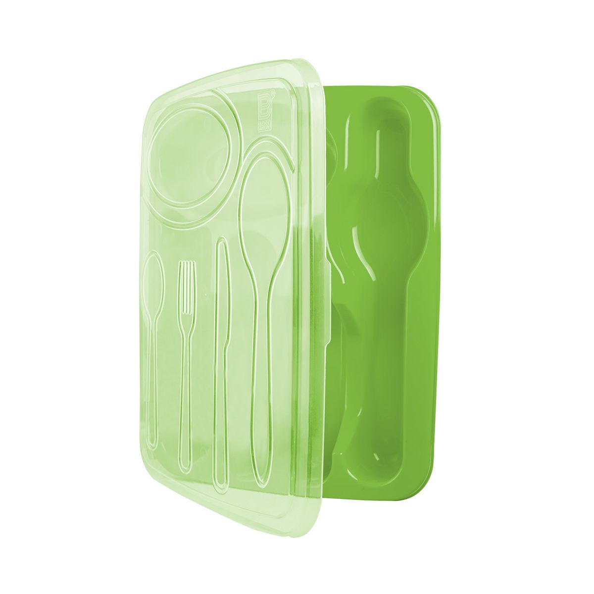 Basa - Portacubierto Llano con Tapa