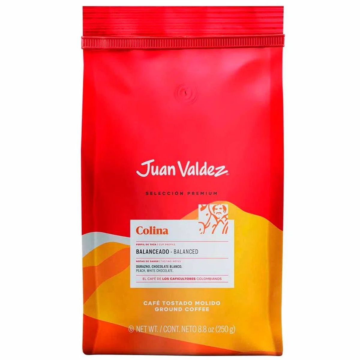JUAN VALDEZ - Café Molido Juan Valdez Colina Bolsa 250 g