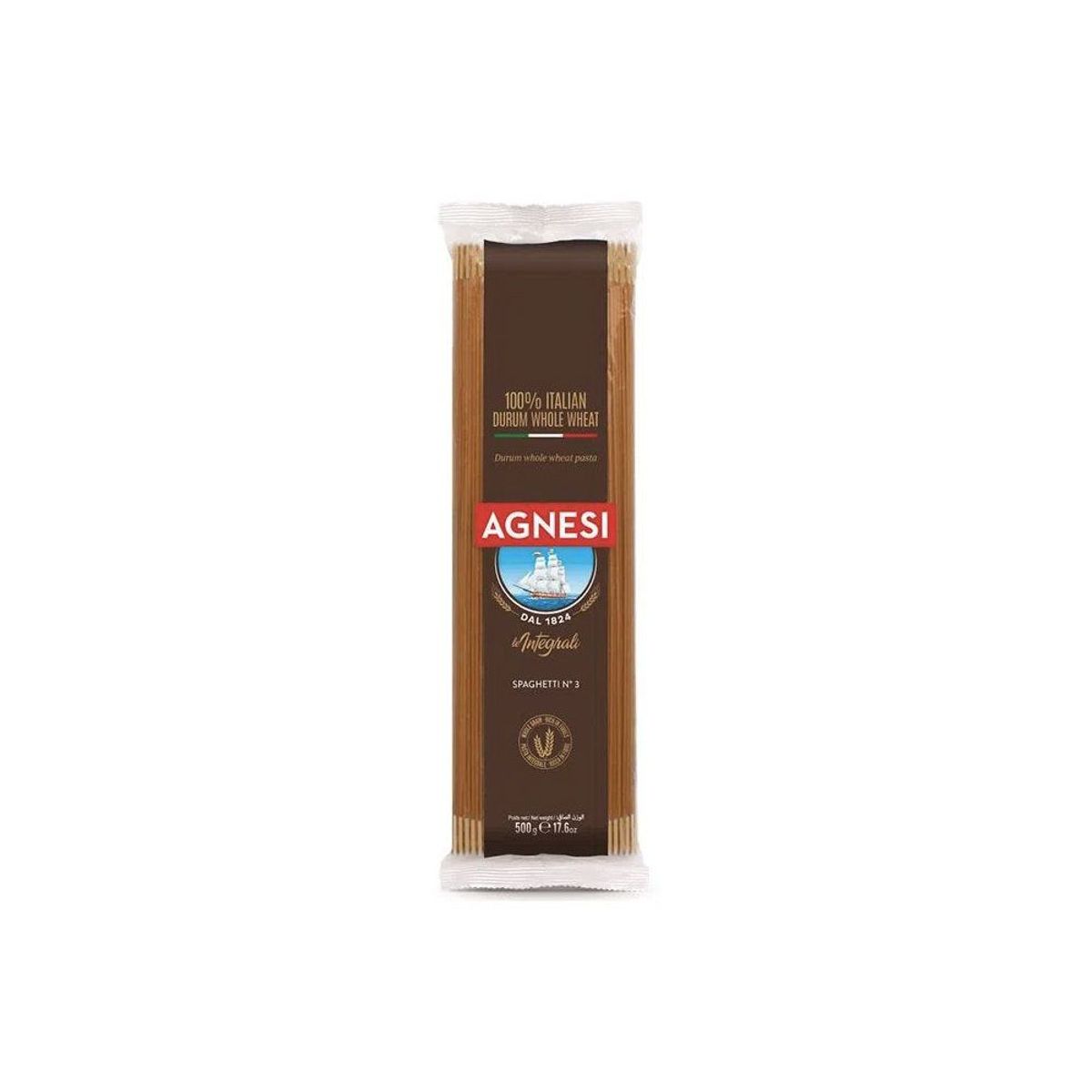 AGNESI - Fideo Agnesi Spaguetti Integral Bolsa 500 g