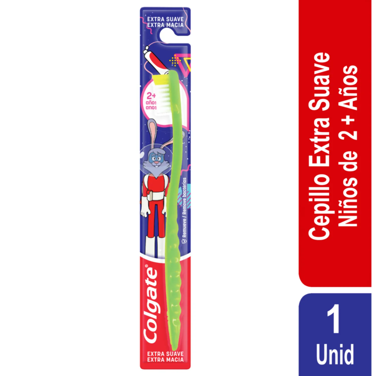 Cepillo Dental Colgate Kids 2+ Extra Suave Empaque Und Tottus