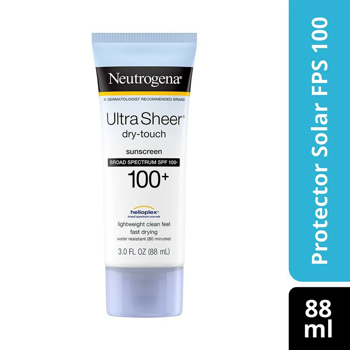 NEUTROGENA - Protector Solar Facial Neutrogena Ultra Sheer FPS100 Envase 88 mL