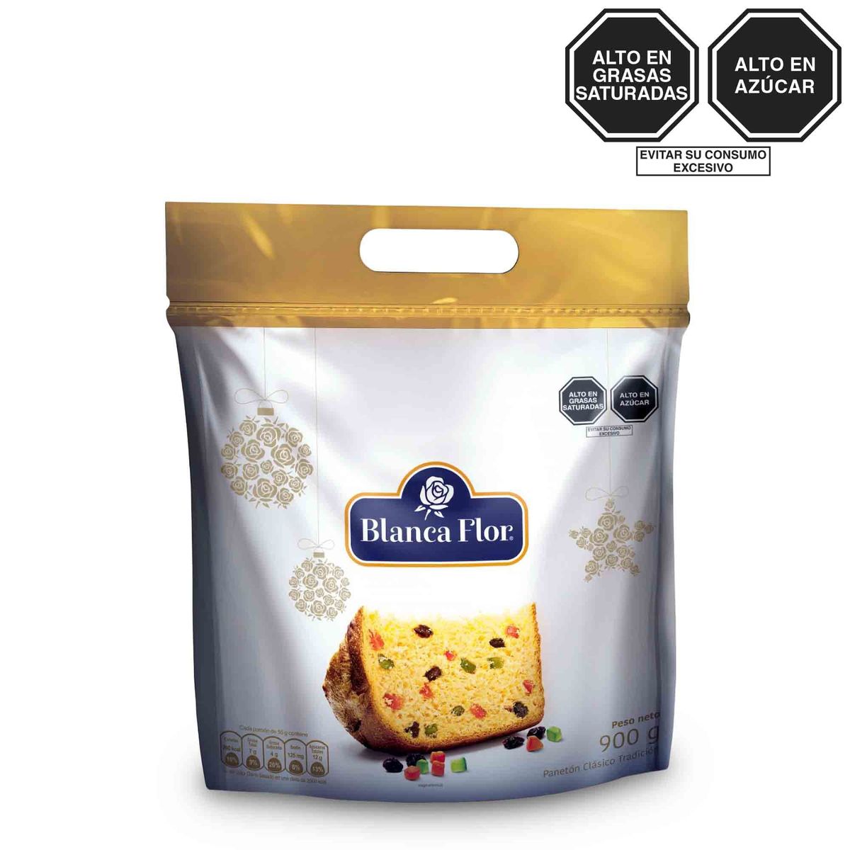 BLANCA FLOR - Panetón Blanca Flor Clásico Bolsa 900 g