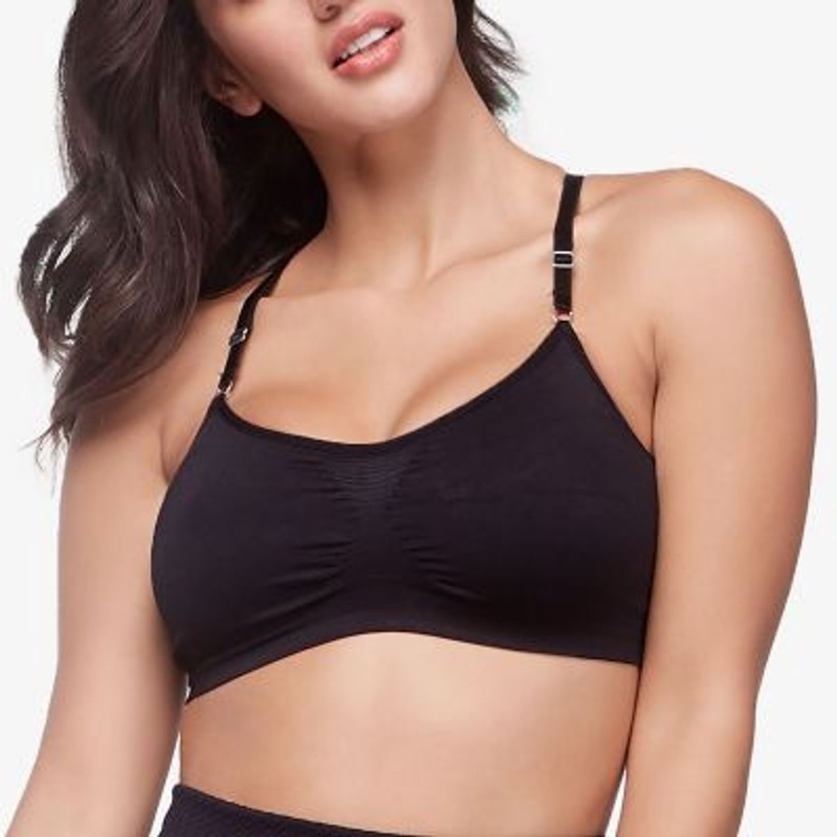 KOKETA - KOKETA SEAMLESS ROPA INTERIOR TOP SPORT S NEGRO
