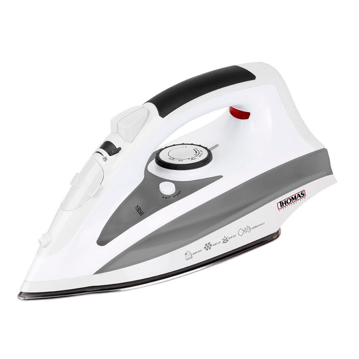 THOMAS - Plancha A Vapor 2000 W Blanco Th-7052