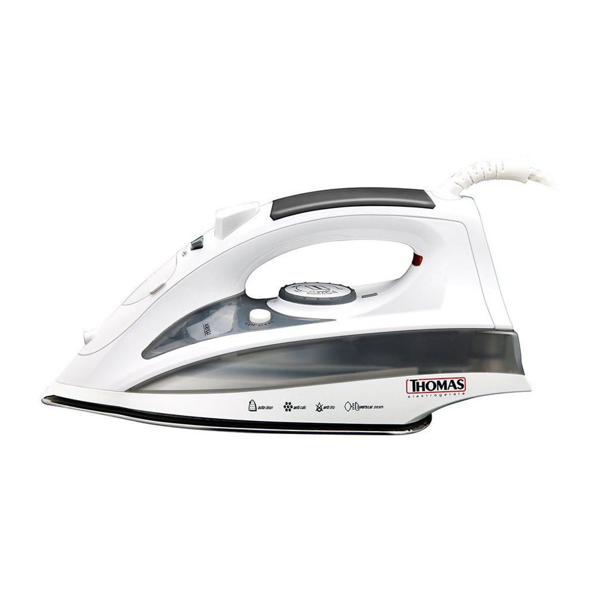 THOMAS - Plancha A Vapor 2000 W Blanco Th-7052