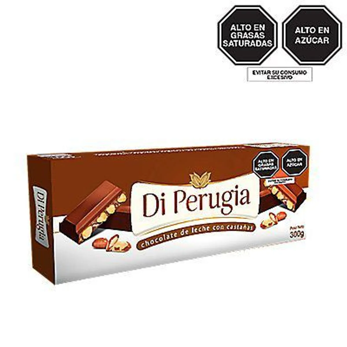 DI PERUGIA - Tableta Chocolate Leche Castaña Di Perugia 300 g