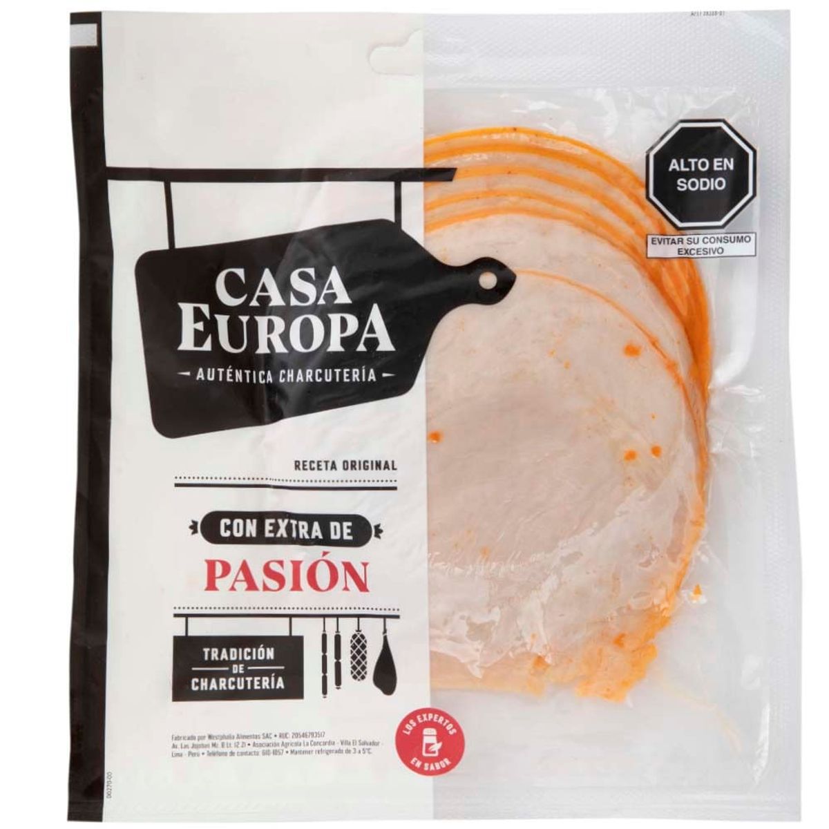 CASA EUROPA - Jamón del País Casa Europa Empaque 150 g
