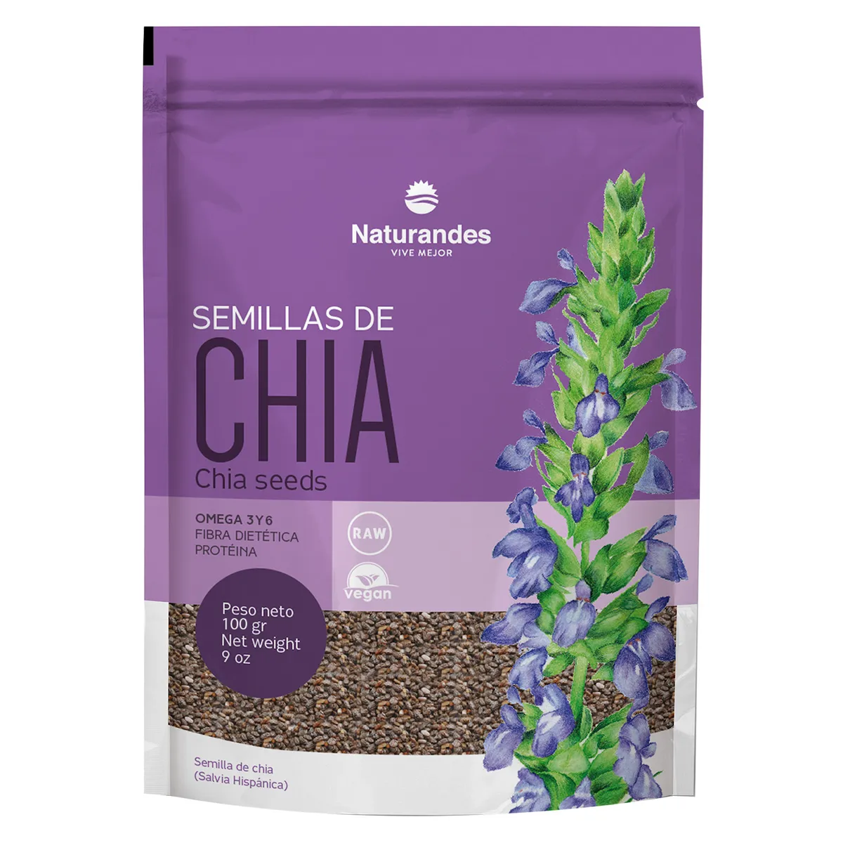 NATURANDES - Semillas de Chía Naturandes Bolsa 100 g