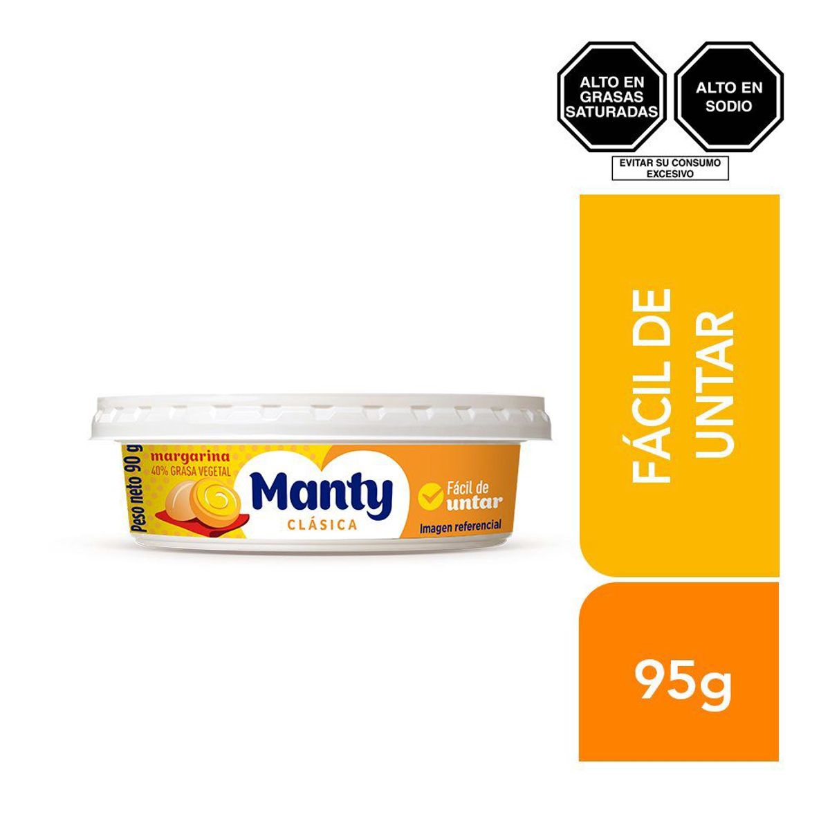 MANTY - Margarina Manty Envase 95 g