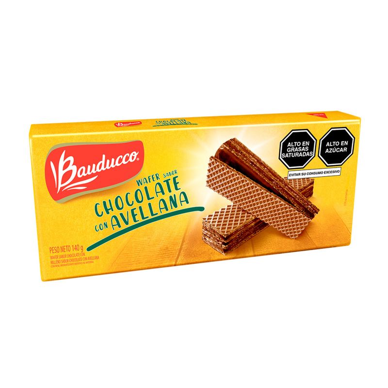 BAUDUCCO - WAFER CHOCO AVELLANA X 140GR