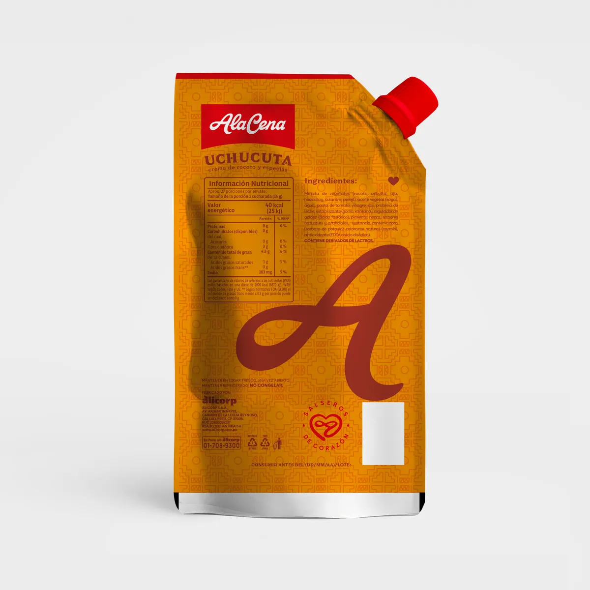 ALACENA - Crema de Rocoto Uchucuta AlaCena Doypack 400 g