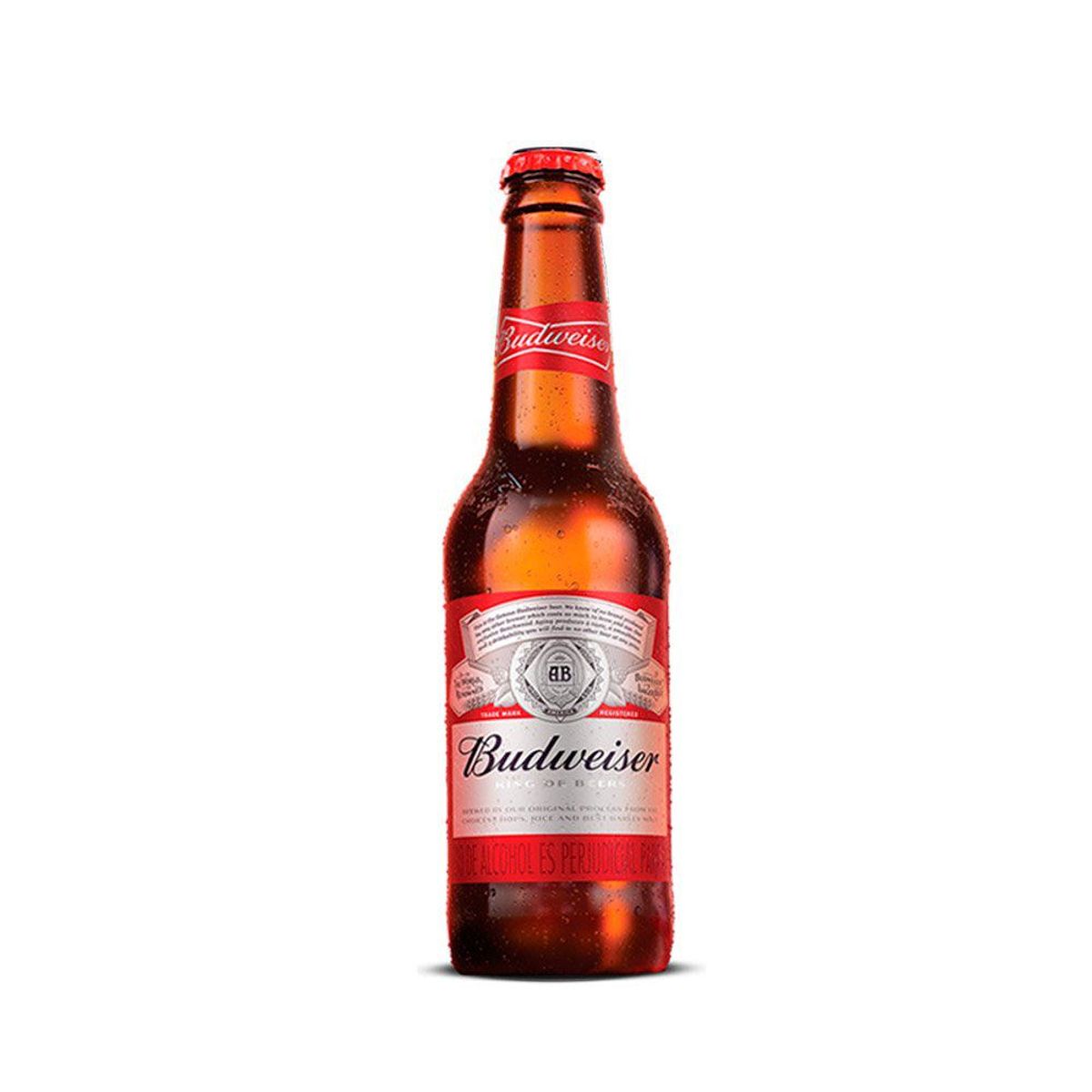 BUDWEISER - Cerveza Budweiser Botella 343 mL