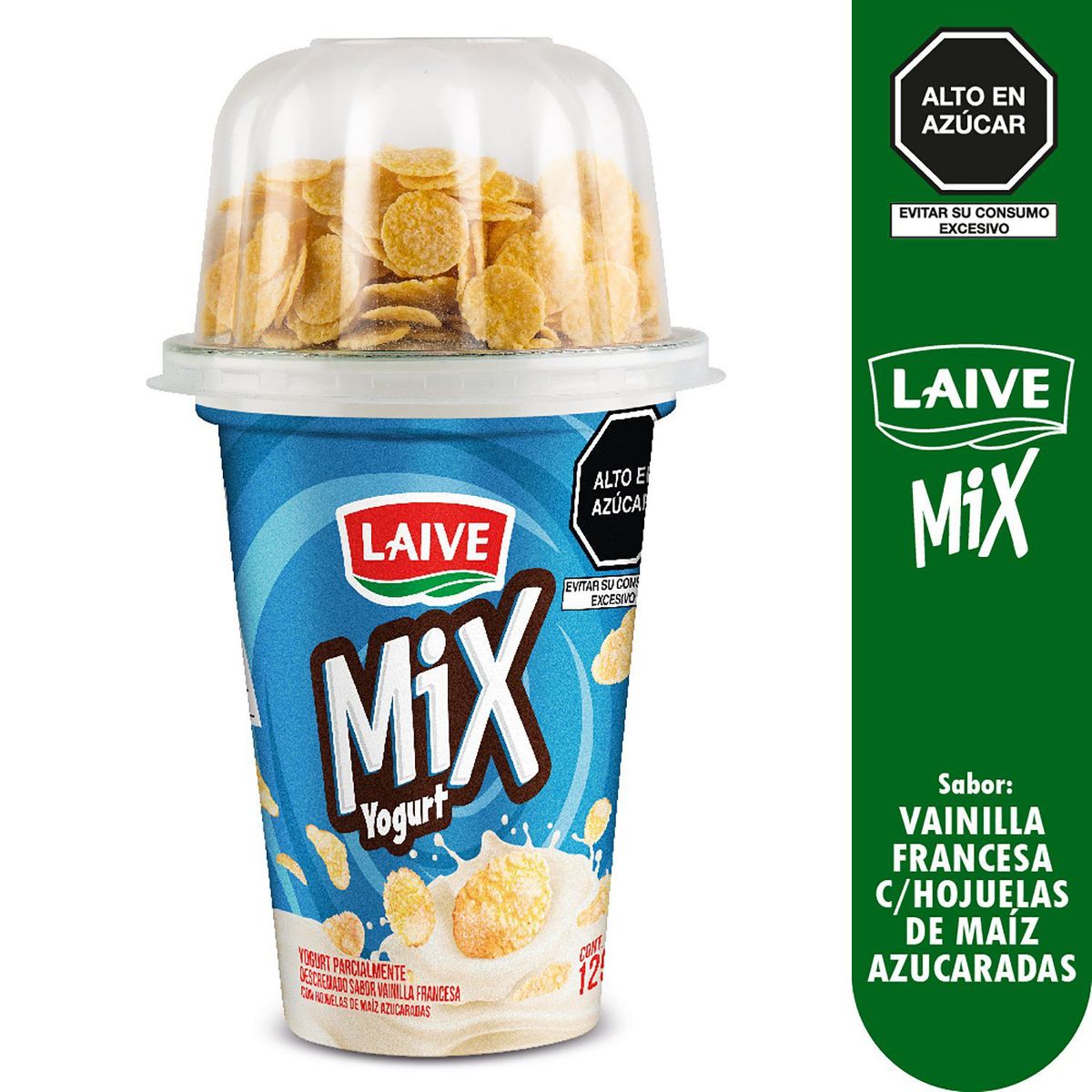 LAIVE - Yogurt Mix Laive con Hojuelas Envase 125 g