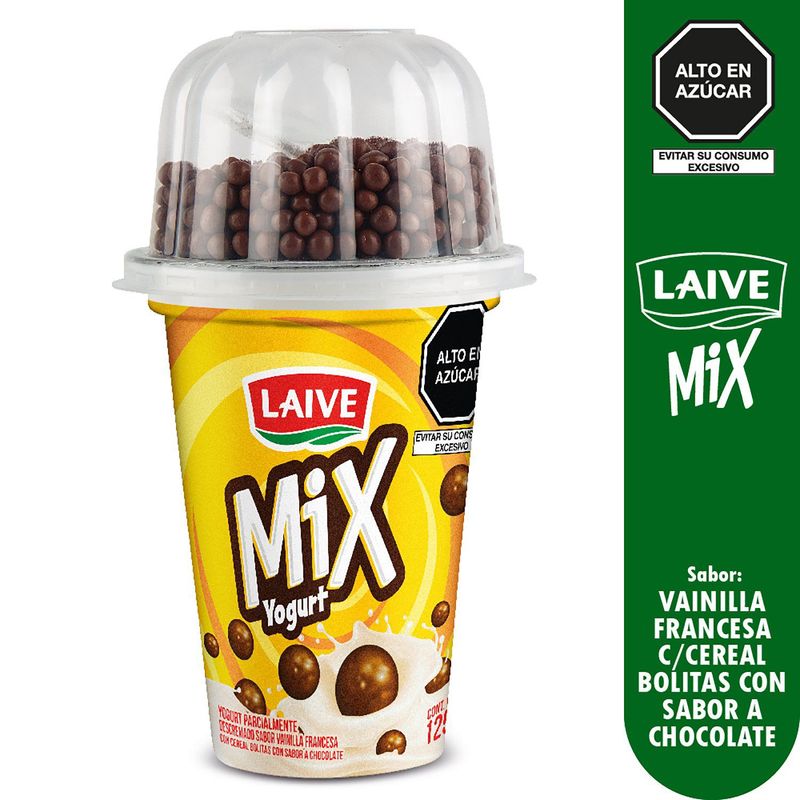 LAIVE - Yogurtmix Laive Vainilla Chocolate 125 g