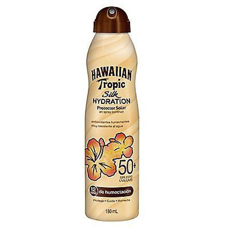 HAWAIIAN TROPIC - Protector Solar Hawaiian Tropic Silk Hydration SPF50+ Envase 180 mL