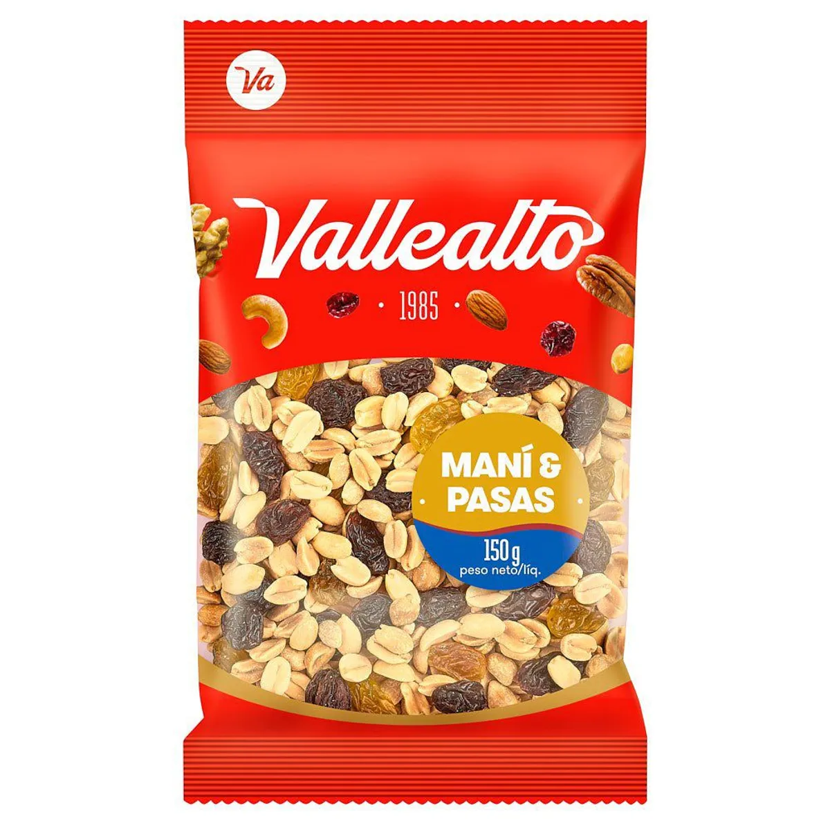 VALLEALTO - MANI PASAS BL X 150 GR