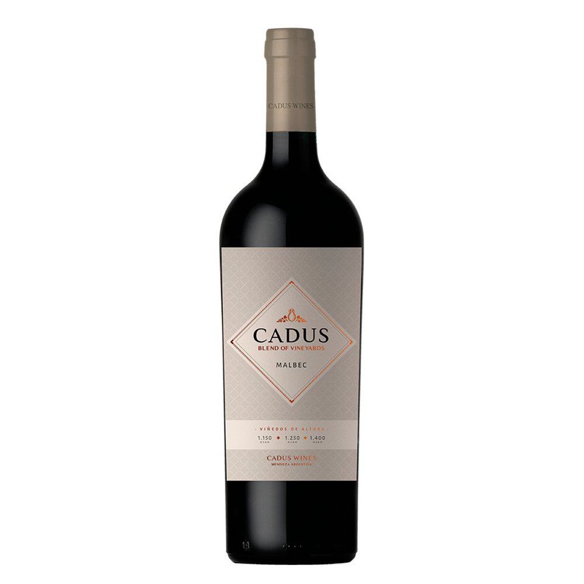 NIETO SENETINER - Vino Tinto Malbec Cadus Nieto Senetiner Botella 750 mL