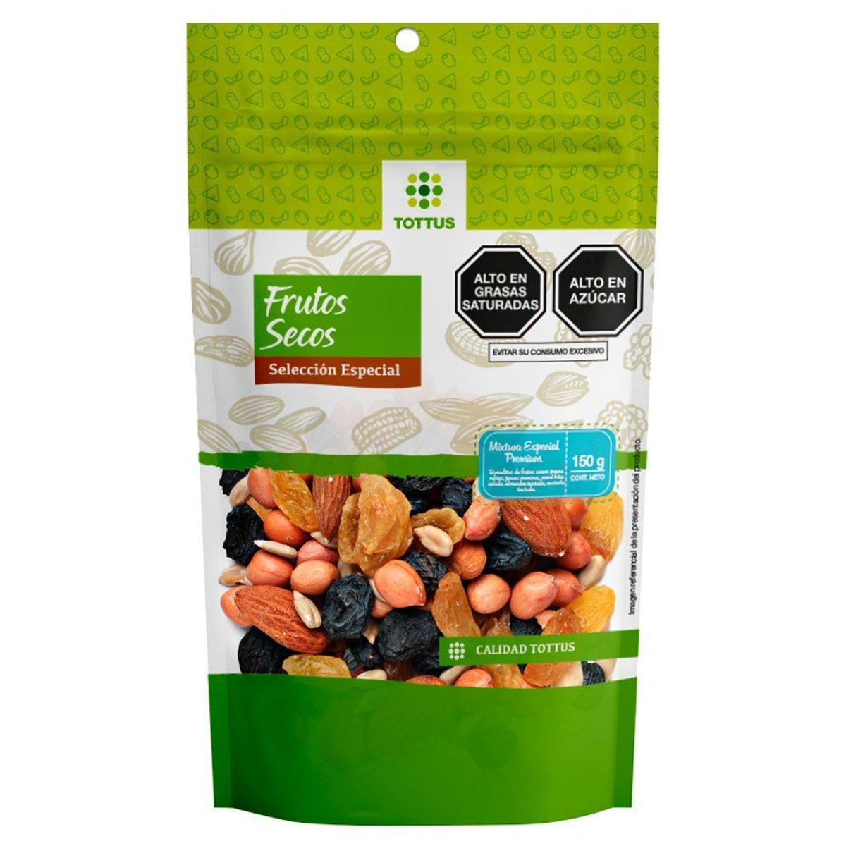 TOTTUS - Mixtura Frutos Secos Especial Premium Tottus 150 g